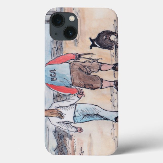 Coques Case-Mate iPhone Marchant le chien - 04 (Verso)