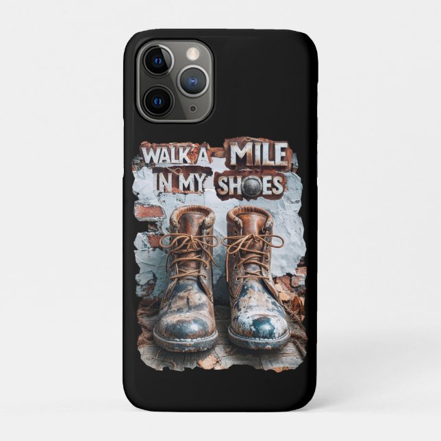 Coques Case-Mate iPhone Marcher à un kilomètre dans mes chaussures - Inspi (Dos)