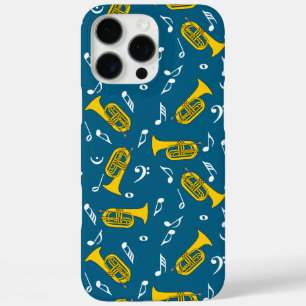 Coque iPhone 16 Pro Max Marching Baritone Music Notes Bass Clefs