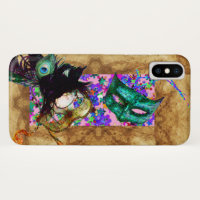 MARDI GRAS MASQUERADE confetti parchemin