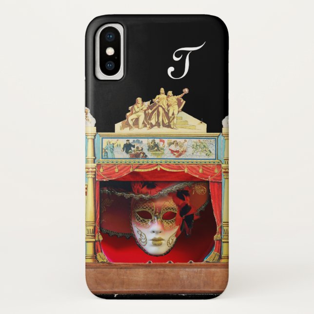 Coques Case-Mate iPhone MARDI GRAS MASQUERADE THÉÂTRE DE BALL STATION Mono (Dos)