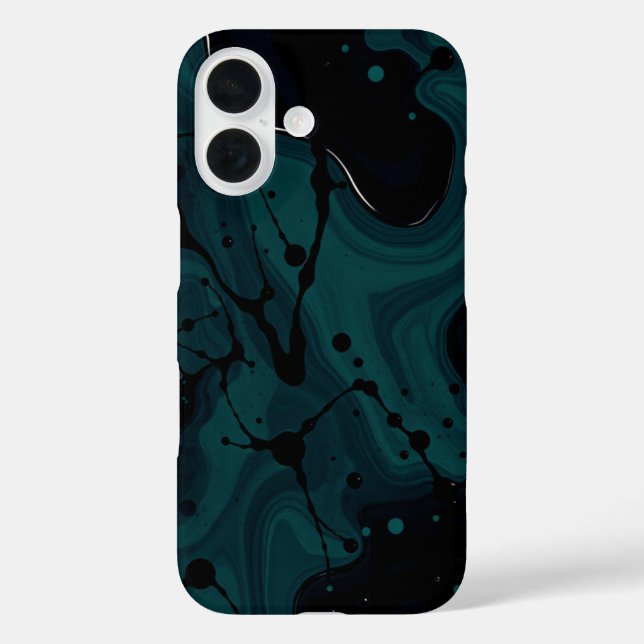Coques Case-Mate iPhone Marées noires : Un chef-d'oeuvre monochrome (Verso)