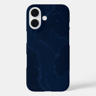 Coque Pour iPhone 16 Marées noires : Un chef-d'oeuvre monochrome
