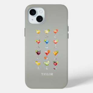 Coque Case-Mate iPhone Margaritas pour tous Monogramme
