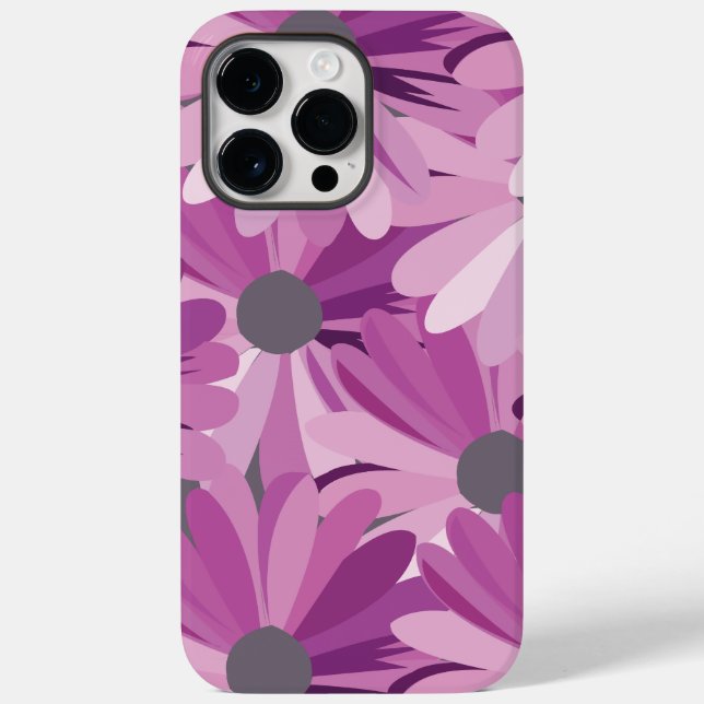 Coques Case-Mate iPhone Marguerite africaine Fleur violet (Verso)