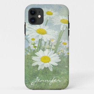 Etui iPhone Case-Mate Marguerite blanche