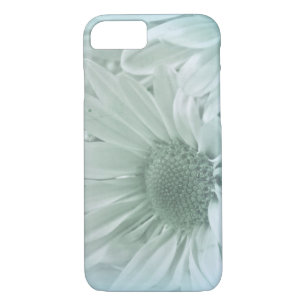 Coque Case-Mate Pour iPhone marguerite macro en bleu turquoise
