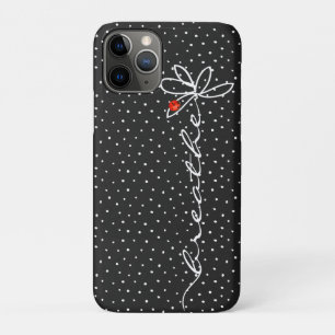 Case-Mate iPhone Case marguerite respirer le texte avec un insecte de da