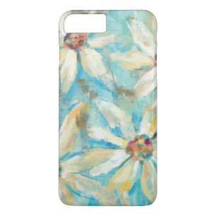 Coque Case-Mate iPhone Marguerites blanches sur le bleu