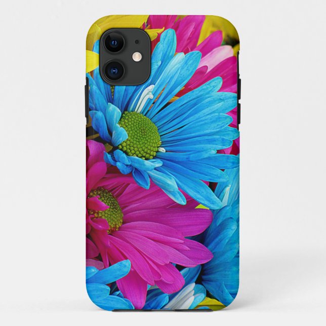 Coques Case-Mate iPhone Marguerites Colorées (Dos)