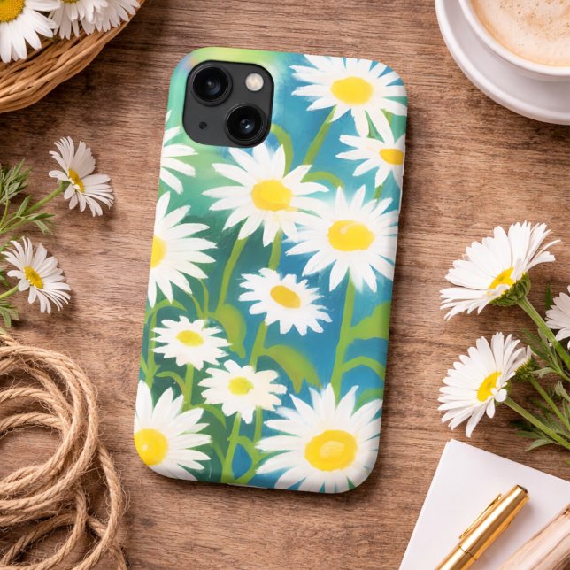 Coques Case-Mate iPhone Marguerites sauvages aquarelle moderne (Créateur téléchargé)