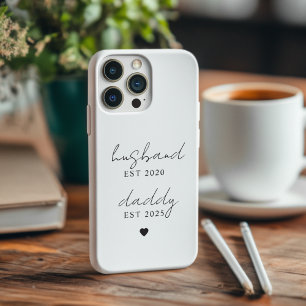 Coque iPhone 16 Pro Mari personnalisé et papa cadeau EST