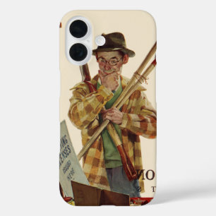 Coques iPhone 16 Mari vintage et femme avec outils de jardinage