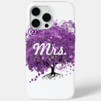 Mariage de l'arbre à feuilles en forme de cœur vio