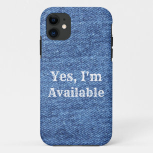 Case-Mate iPhone Case Mariage de thème bleu blanc Denim