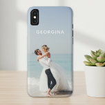 Case-Mate iPhone Case Mariage Modèle photo à thème Nom personnalisé<br><div class="desc">Mariage Modèle photo thématique Personnalisé Nom coque iphone. Ce design à thème mariage présente votre photo ou image personnalisée avec votre nom. Personnalisé en éditant le texte dans la zone de texte et en ajoutant votre propre photo. #mariage #nom #photo #photo #photographie #image #personnalisées #personnalisées #coutume #do-it-yourself #doitself #simple #design...</div>