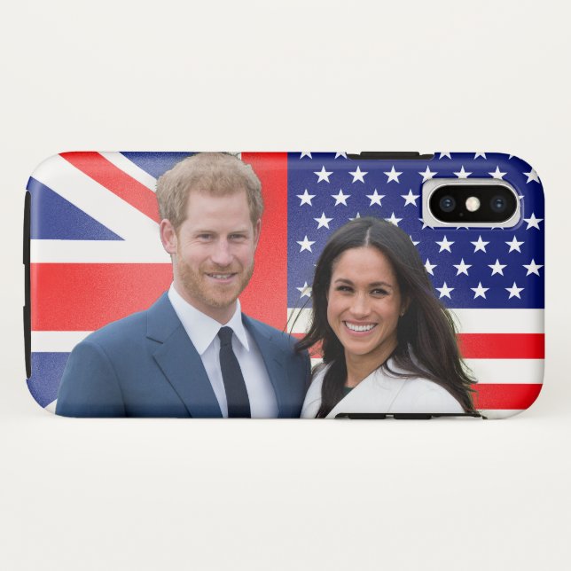 Coques Case-Mate iPhone Mariage royal du prince Harry et Meghan Markle (Dos (Horizontal))
