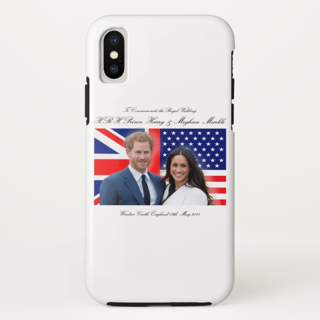 Coques Case-Mate iPhone Mariage royal du prince Harry et Meghan Markle (Dos)