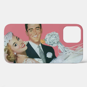 Case-Mate iPhone Case Mariage vintage, Mariée portante de chambre, Marié