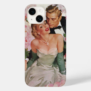 Coque Pour iPhone 14 Mariage vintage, mariée rétro et mariée mariée mar