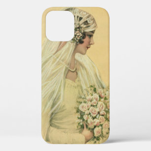 Coque Case-Mate iPhone Mariage vintage, Portrait de mariée victorienne