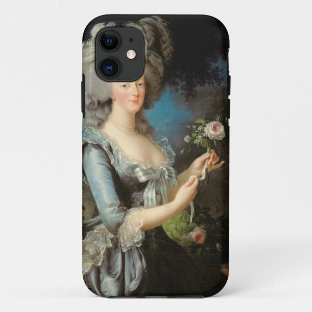 Coques Case-Mate iPhone Marie Antoinette avec un rose, 1783 (Dos)