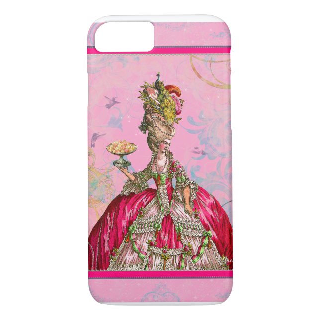 Coques Case-Mate iPhone Marie Antoinette et Peacock (Dos)