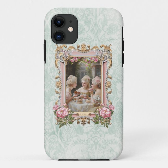 Coques Case-Mate iPhone Marie Antoinette,French,Paris,tea,cakes,スマホケース (Dos)