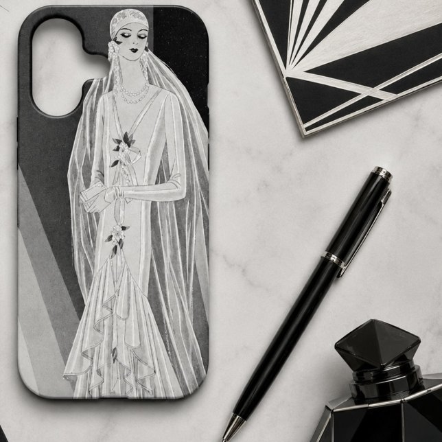 Coques Case-Mate iPhone Mariée Flapper (Créateur téléchargé)