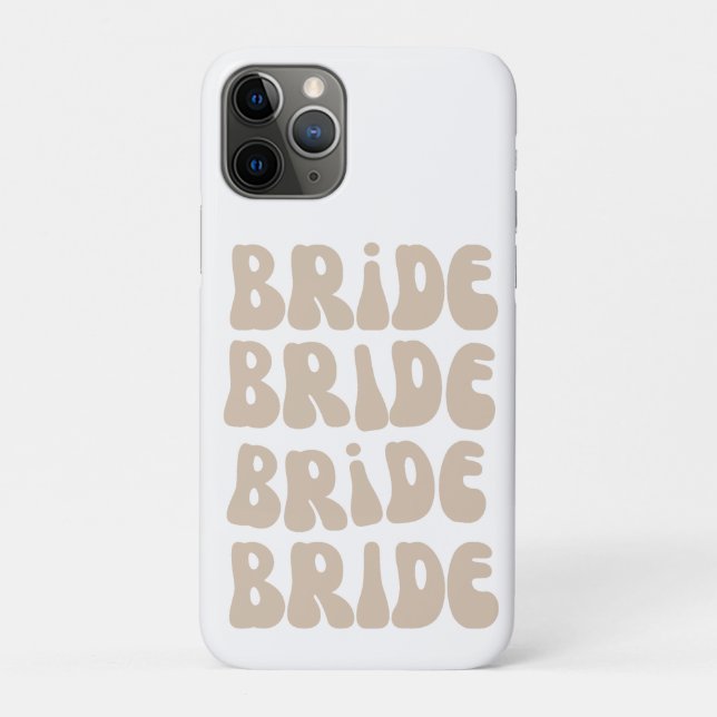 Coques Case-Mate iPhone Mariée Rétro Moderne Enterrement de Vie de Jeune F (Dos)