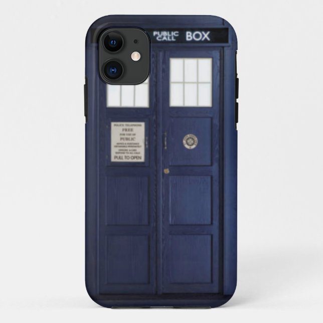 Coques Case-Mate iPhone MARIEZ iPhone 5 « POLICE BOX « (Dos)