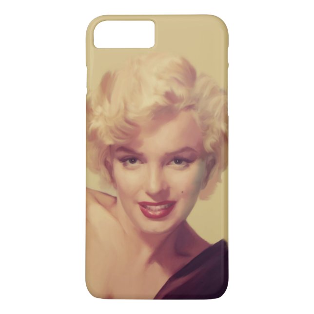 Coques Case-Mate iPhone Marilyn dans le noir (Dos)