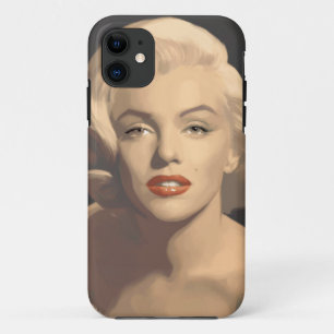 Coque Case-Mate Pour iPhone Marilyn grise graphique