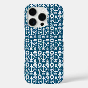 Coque iPhone 16 Pro Marin de la marine Élément motif marin
