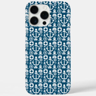 Coque iPhone 16 Pro Max Marin de la marine Élément motif marin