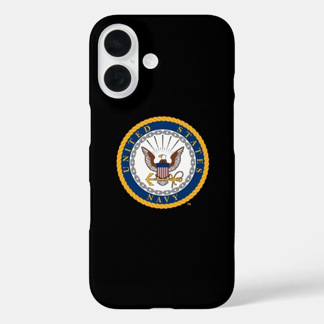 Coques Case-Mate iPhone Marine américaine | Emblème de la marine (Verso)
