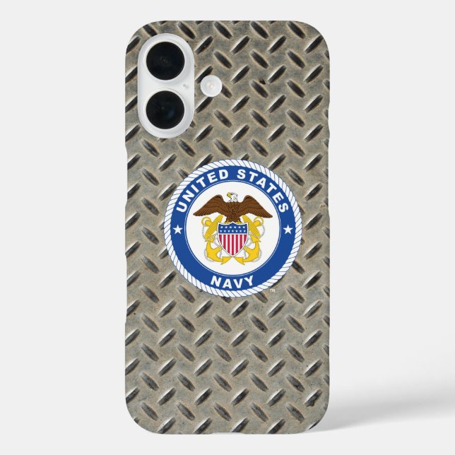 Coques Case-Mate iPhone Marine américaine | Officier Crest (Verso)