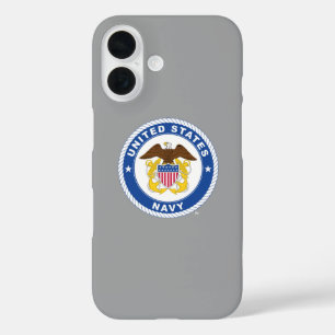 Coque Pour iPhone 16 Marine américaine   Officier Crest