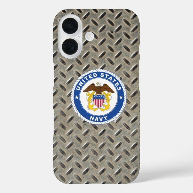 Coques Case-Mate iPhone Marine américaine | Officier Crest (Verso)