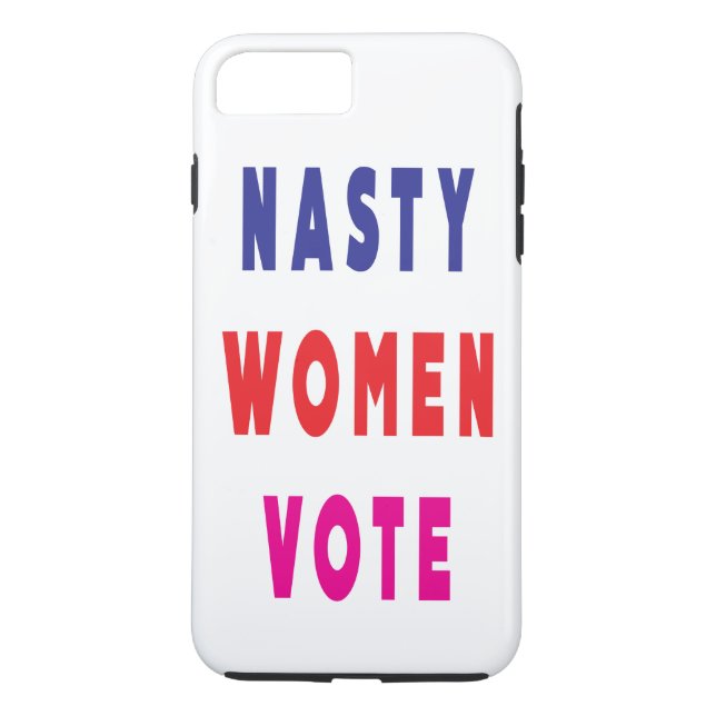 Coques Case-Mate iPhone Marine bleu rose rouge Magenta Nasty Femmes Vote (Dos)