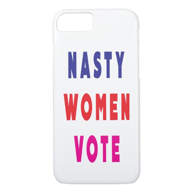 Coques Case-Mate iPhone Marine bleu rose rouge Magenta Nasty Femmes Vote (Dos)
