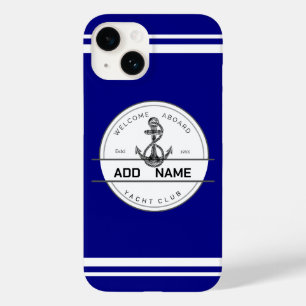 Coque Case-Mate iPhone Marine bleue Ancre nautique club nautique