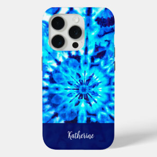 COQUE Case-Mate iPhone MARINE BLUE PERSONNALISÉ TIE DYE DESIGN