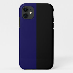 Marine de luxe et coques iphone noirs PERSONNALISA