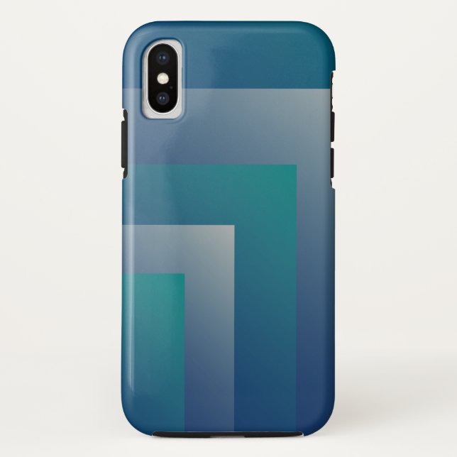 Coques Case-Mate iPhone Marine gris turquoise (Dos)