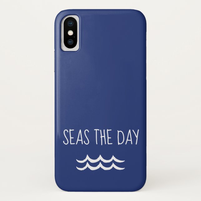 Coques Case-Mate iPhone Marine Mer Bleue le jour Vagues Nautique (Dos)