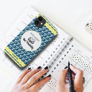 Case-Mate iPhone Case Marine Rétro Motif d'eau Otter Canot Nom personnal