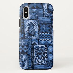 Coque Case-Mate iPhone Marine Vintage de Tapa de Pomaika’i Tiki Hawaï