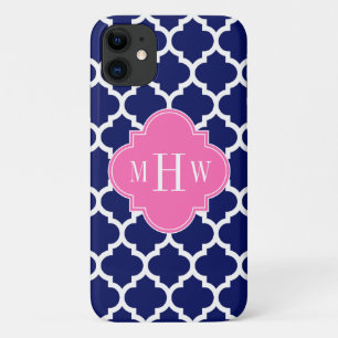 Case-Mate iPhone Case Marine Whats Marocain #5 Hot rose 3 Monogramme ini