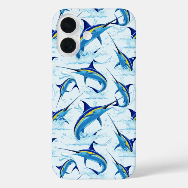 Coques Case-Mate iPhone Marlin Bleu Jaillissant de l'Océan (Verso)